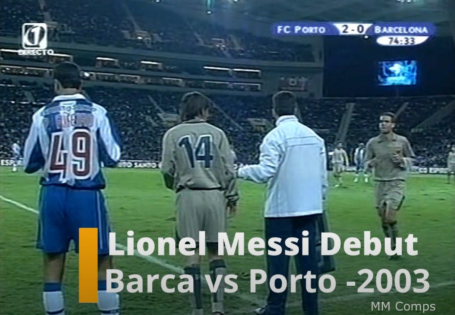 Debut Lionel Messi